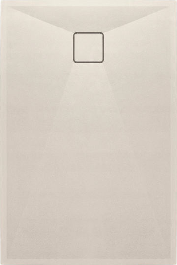 Deante Rectangular Granite Shower Tray 100x70cm Grey