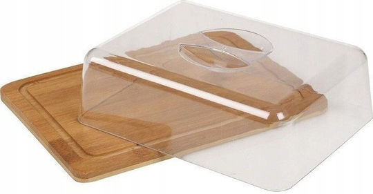Beretti Suprafață de Tăiat pentru Pâine din Lemn Transparentă 24x18cm