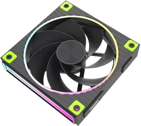 Zm-df Gehäuselüfter 120 mm (67.17 cfm) Ohne LED-Beleuchtung Schwarz