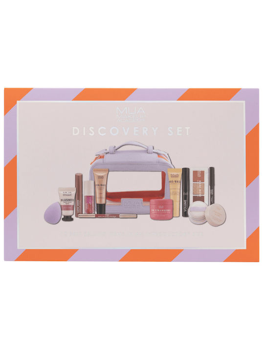 Discovery Makeup Set for Face, Eyes & Lips with Toiletry Bag 12 Pieces