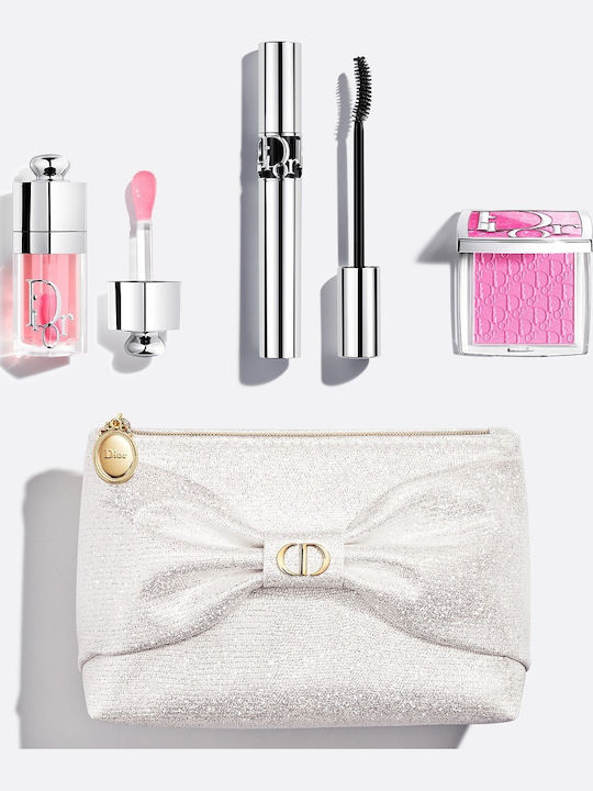 Dior The Volume & Glow Ritual Σετ Μακιγιάζ για Πρόσωπο, Μάτια & Χείλη με Νεσεσέρ Pink 3τμχ Dior The Volume & Glow Ritual Σετ Μακιγιάζ για Πρόσωπο, Μάτια & Χείλη με Νεσεσέρ Pink 3τμχ