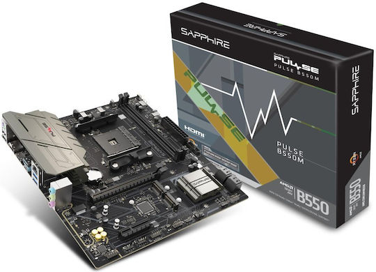PULSE B550 Placă de bază Micro ATX cu Soclu AMD AM4 52103-05-40G