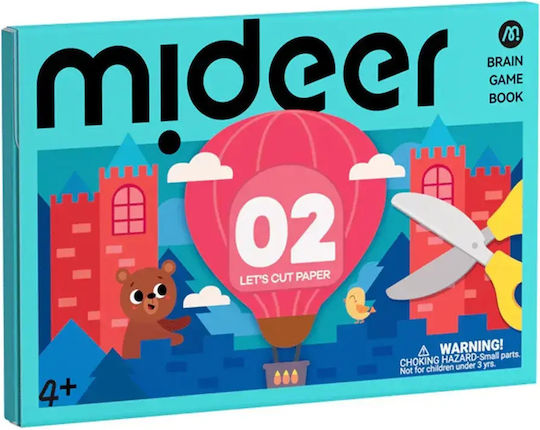 MiDeer Paper Cutting Activity Set, Let’s Cut Paper for Children 5+ Years Old