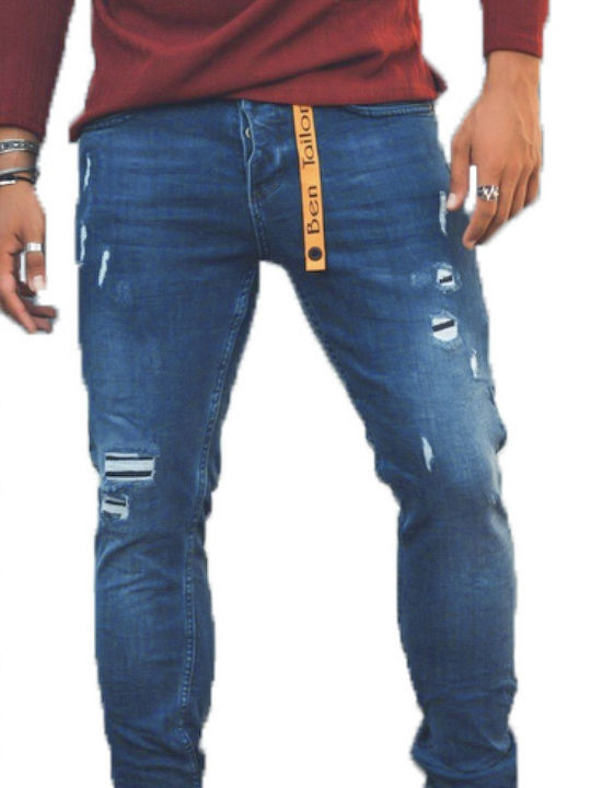 Jay Kay 80110 Herren Jeanshose Regular Fit Blau