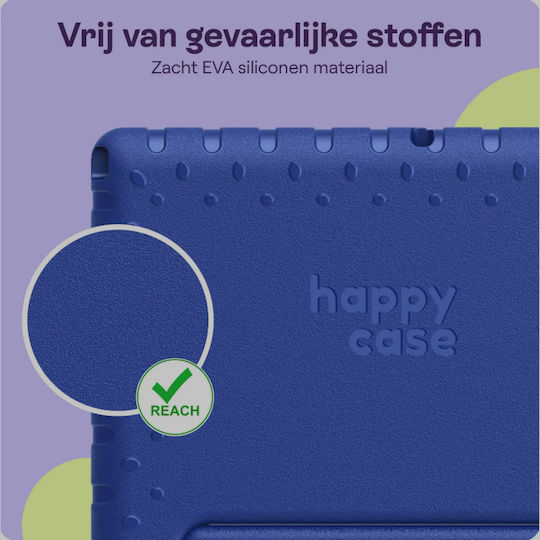 HappyCase Durable Blue Back Cover for Kids (Samsung Galaxy Tab A11 / A9 8.7" X133 / X135 / X110 / X115)