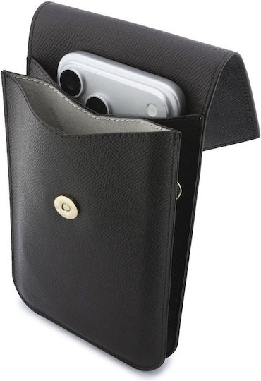 Guess PU Phone Bag mit Narbenstruktur, 4G-Metalllogo, Braun Guwbpgl4cnw
