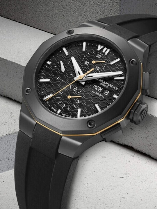 Baume Et Mercier Riviera Automatic Chronograph 43mm Black Dial