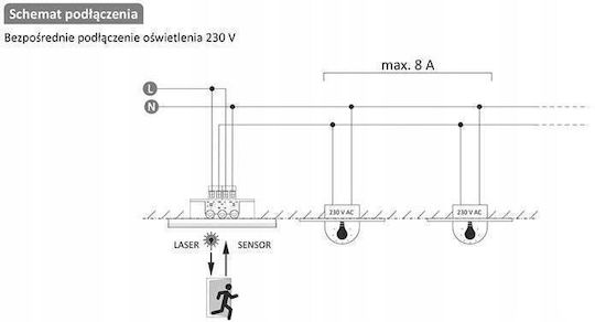 F&F Abstandssensor DRL-60-230 1 Stück