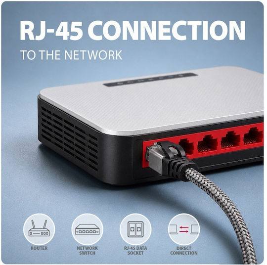 Axagon ADE-AM30 Adaptor de Rețea USB cu Conexiune prin Cablu Gigabit Ethernet
