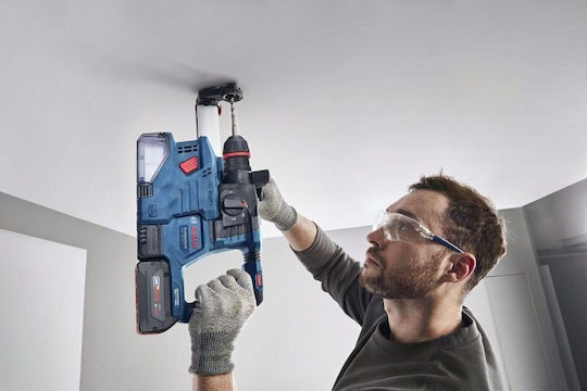 Bosch GBH 18V-22 X 18V Cordless Impact Rotary Hammer Drill with 2x4Ah Battery and SDS Plus Socket