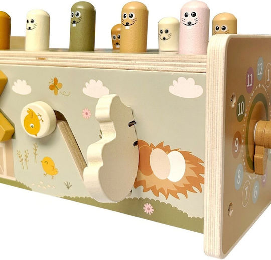 Дървена играчка с чукче