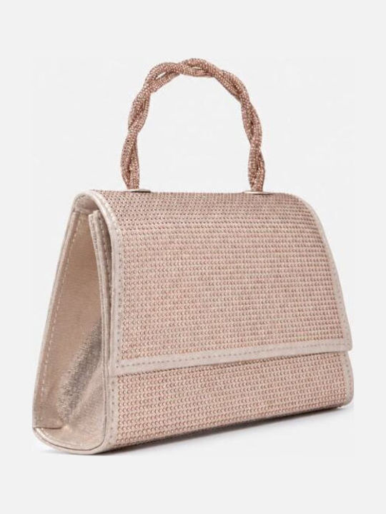 Stoff-Damentasche Handtasche Kupfer