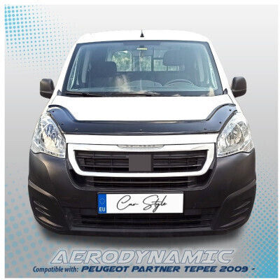 Car Hood Deflector Compatible Peugeot Partner Tepee 2009–2018 Smartic Model Sma-000756