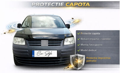 Hood Deflector Compatible Volkswagen Caddy Iii 2004–2011 Smartic Model Sma-000769