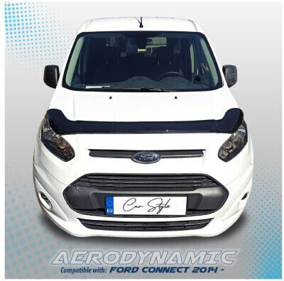 Car Hood Deflector Compatible Ford Transit Connect Ii 2014–2024 Smartic Model Sma-000733