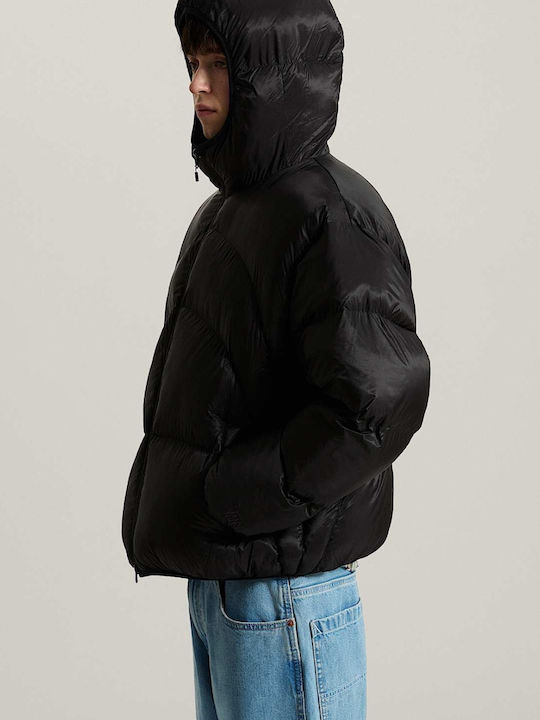 Hawkings Windproof Puffer Jacket Black