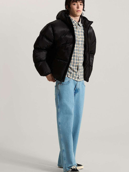 Hawkings Windproof Puffer Jacket Black
