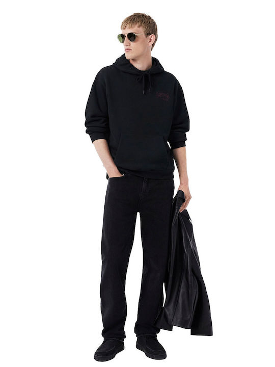 Black Hooded Sweatshirt