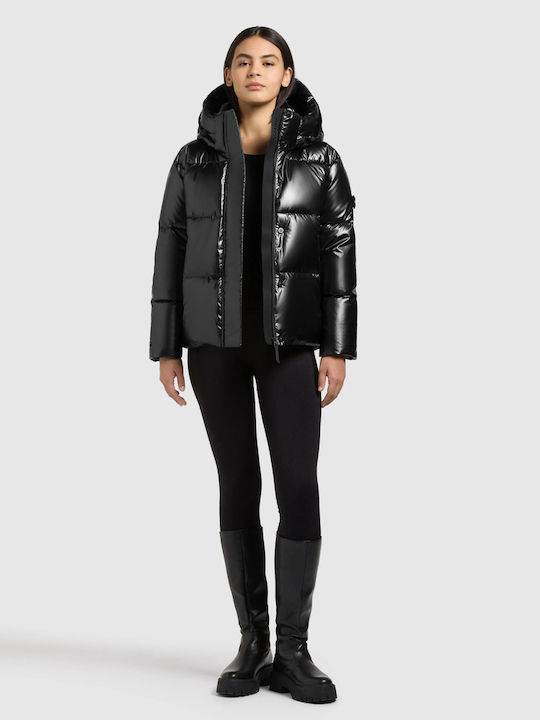Damen-Winterjacke Schwarz