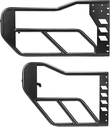 Vevor Jeep Tube Doors 4-Door Compatible with Jeep Wrangler JK Unlimited 2007-2018 Front & Rear Tubular Doors Alloy Steel Storage Bag Rubber Pads Heavy-Duty Hinges Latch O