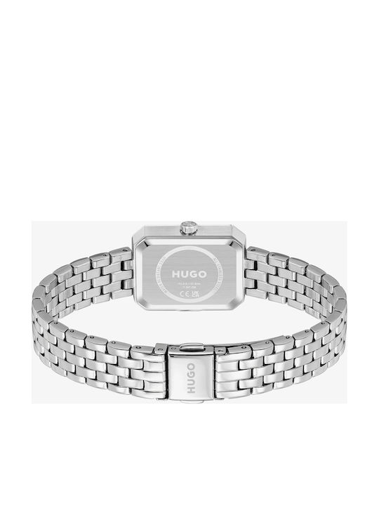 Women's 21mm Battery Watch with Grey Stainless Steel Bracelet