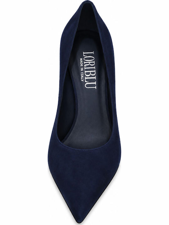 Blue Suede Heels