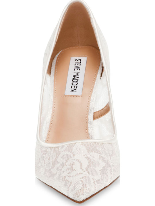 White High-Heel Pumps