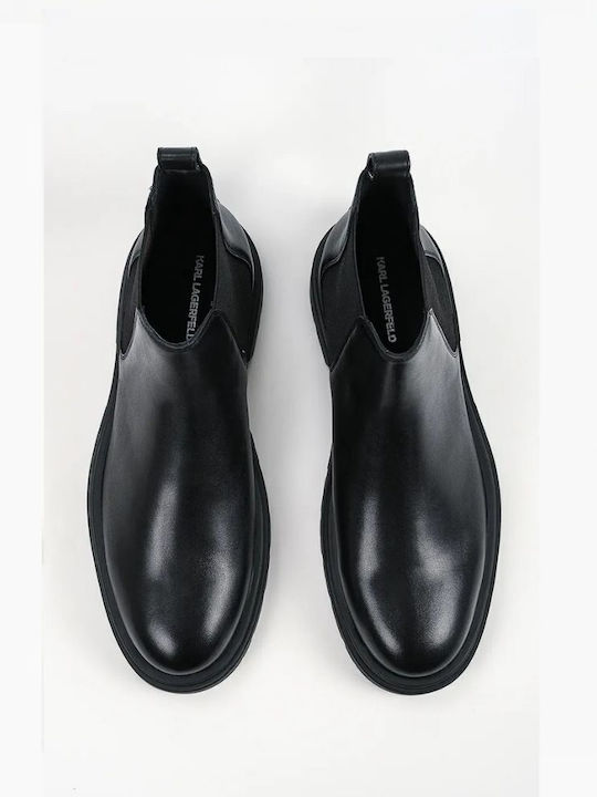 Lug Chelsea-Stiefel Schwarz