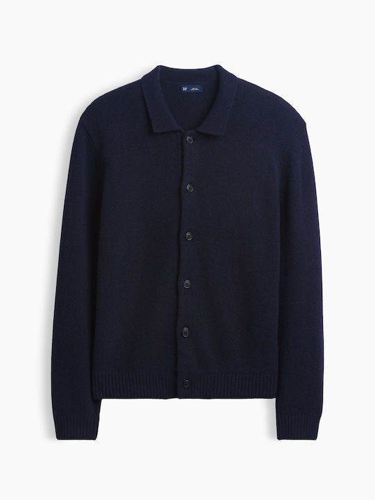 Herrenstrickjacke mit Knöpfen New Classic Navy Blue
