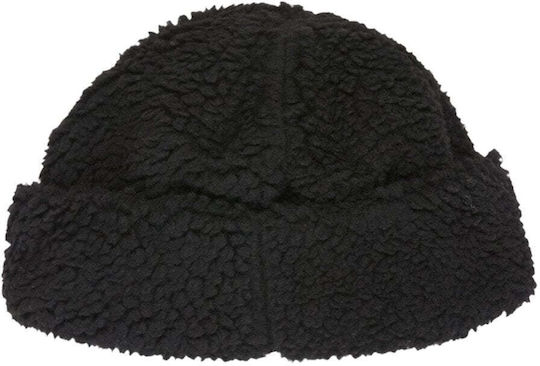Beanie Unisex Σκούφος Πλεκτός σε Μαύρο χρώμα