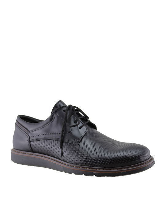 Leather Men's Casual Anatomical Brown Shoes
