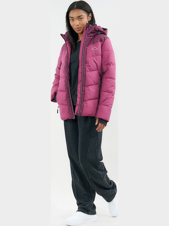 Kappa 1656550010-ΜΩΒ Γυναικείο Μπουφάν για Σκι & Snowboard Μωβ