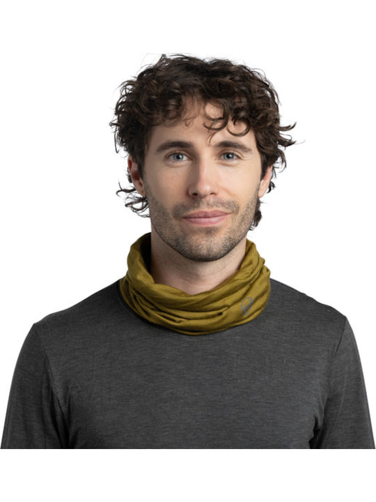 Buff Merino Лек Спортен Нашийник Зелен