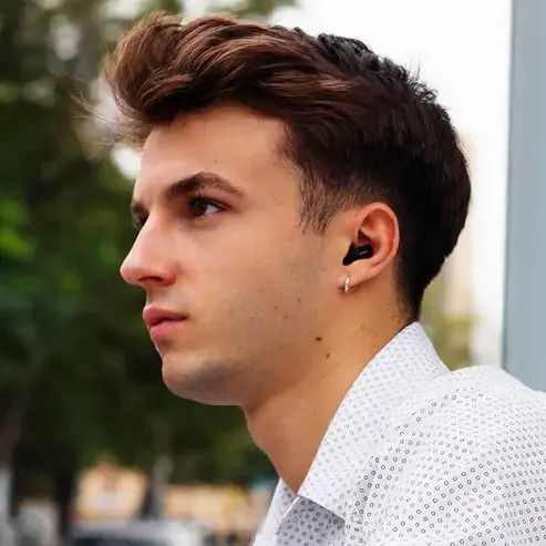 Saccater Earplugs in Black Colour 2 Pieces