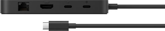 Microsoft Surface Dock 3 USB-C Докинг станция с HDMI 4K PD Ethernet Черна