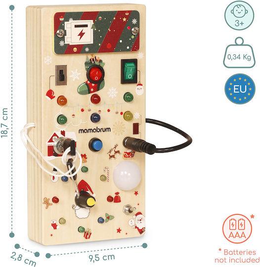 Holzspielzeug-Controller mit Licht für Kinder ab 36 Monaten