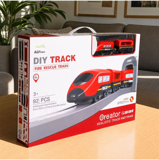 Fire Truck Track for Ages 1.5+