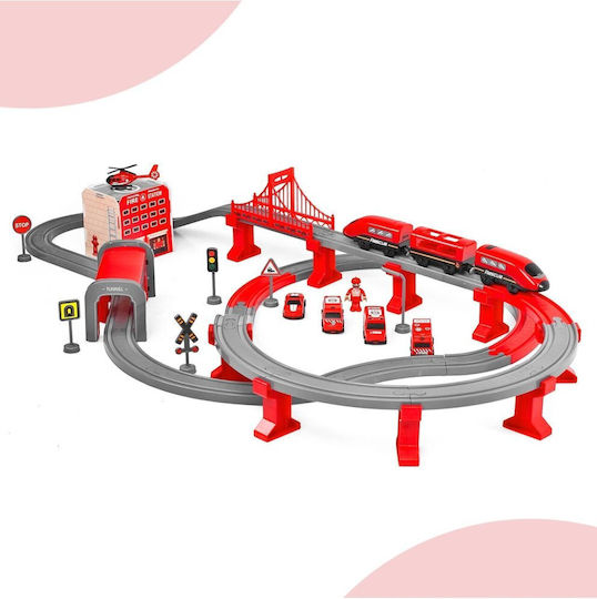 Fire Truck Track for Ages 1.5+