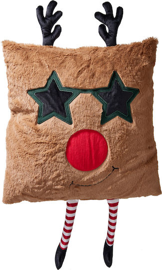 Χριστουγεννιάτικο Μαξιλάρι 45x45 K-m Reindeer Beige Aae448200