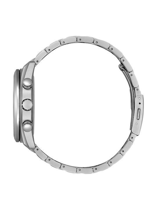 Tsuki-yomi Мъжки Часовник 43mm Eco-Drive със Сребриста Метална Верижка
