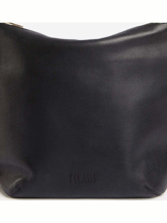 Black Leather Women's Shoulder / Crossbody Bag