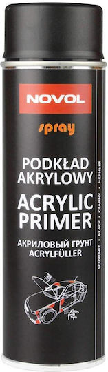 Novol Spray Primer Acrylic Black Black 500ml