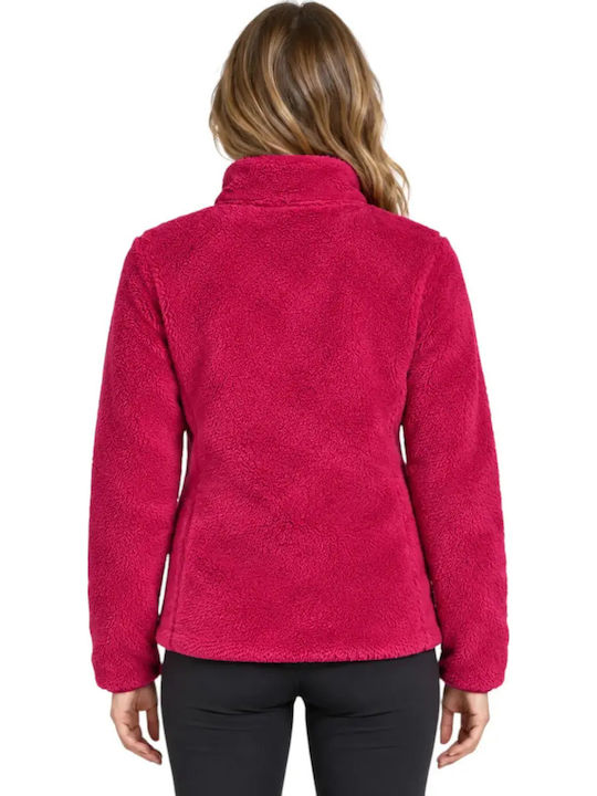 Long Women's Athletic Cardigan Pink