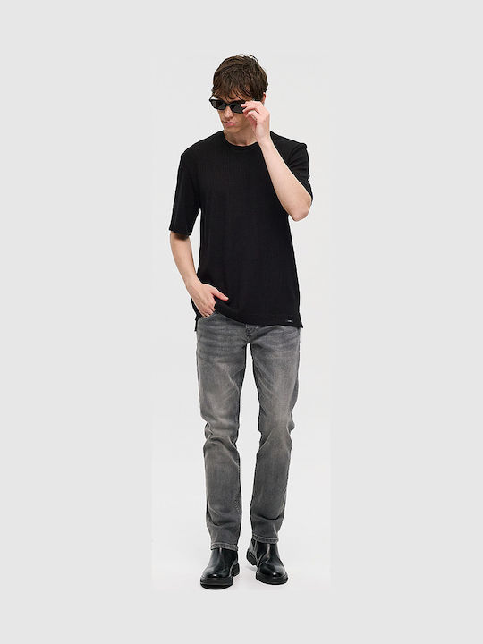 Men's Jeans Pants Regular Fit Black