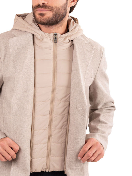 Herrenmantel Beige