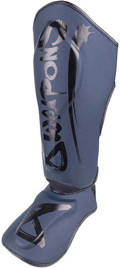 8 Weapons Adult Black Shin Guards