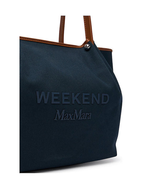Geantă Tote de Damă din Piele Cornflower Blue
