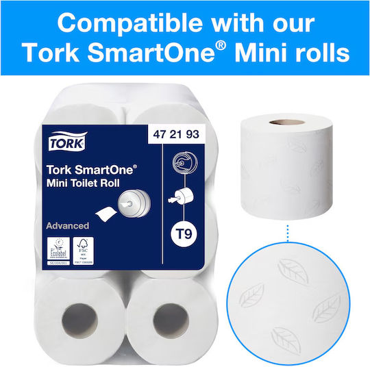 Tork Smartone Mini Suport pentru rola de hârtie Albă 681000