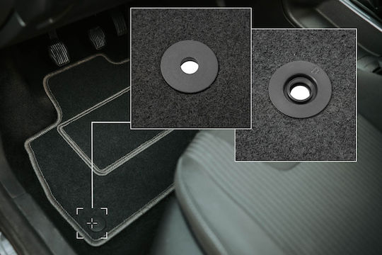 Covoraș Velur Șofer Citroen C4 Grand Picasso Ii Minivan 7 Locuri 2013-2019 Grafit