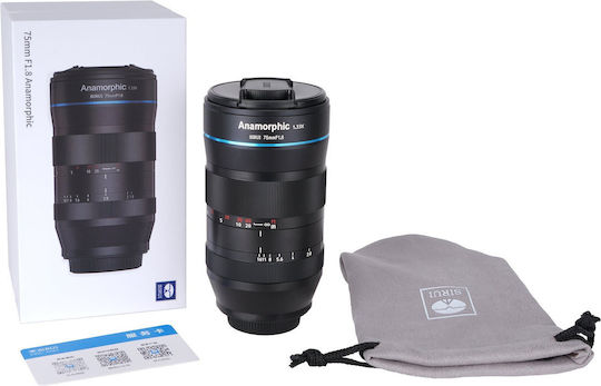 Φωτογραφικός Φακός F1.8 Anamorphic APS -C Lens 1,33x Σταθερός για Canon RF Mount Μαύρος